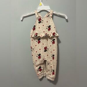 Disney baby Mini Mouse Ruffle Overalls